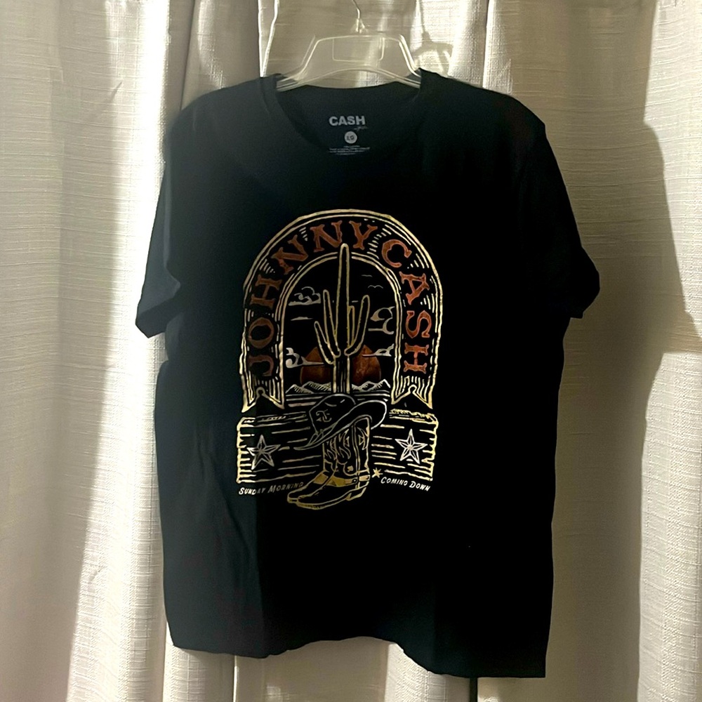 Johnny Cash Graphic t shirt large